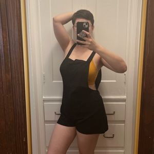Cute light romper in black
